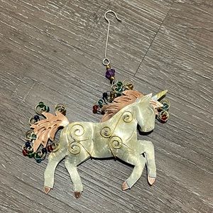 Unicorn Horse Ornament
